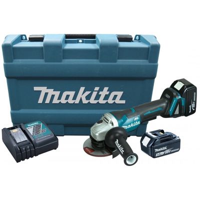 Esmerilhadeira Angular Makita DGA504RFE 18V 5 Pol com Maleta - Diafer