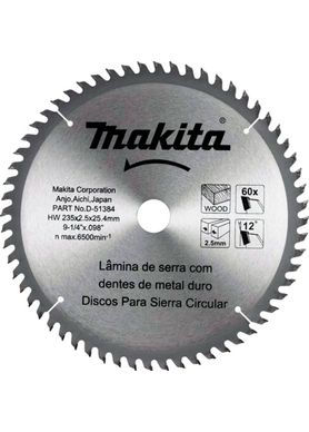 Disco-de-Serra-Circular-Makita-D-51384-9.14-pol-X-60D-235mm